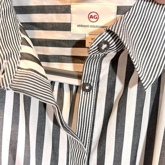 AG Adriano Goldschmied Women's Striped Top size XS - Picture 3 of 6